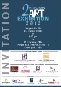 Invitation International Art exhibition 2012